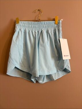 lululemon athletica Sky Blue Athletic Running Shorts brand new never worn